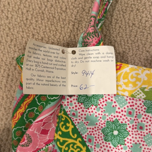 NWT, small preppy bag, heavy canvas material. - Picture 11 of 12